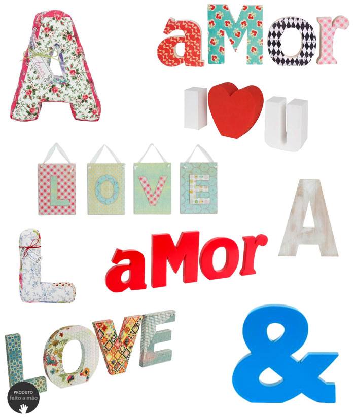diy letra decorativa com luz