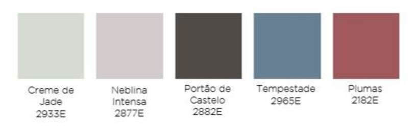 cor do ano: paleta de cores para design futuista